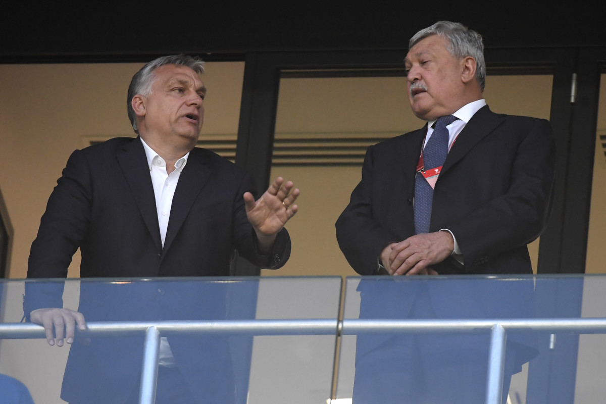 Orbán Viktor és Csányi Sándor