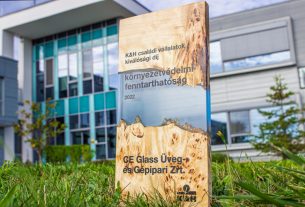 Zöld díjat kapott a CE Glass