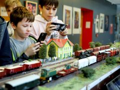 Szeged, vasútmodell kiállítás, Agóra, vasút, vonat, hobbi
