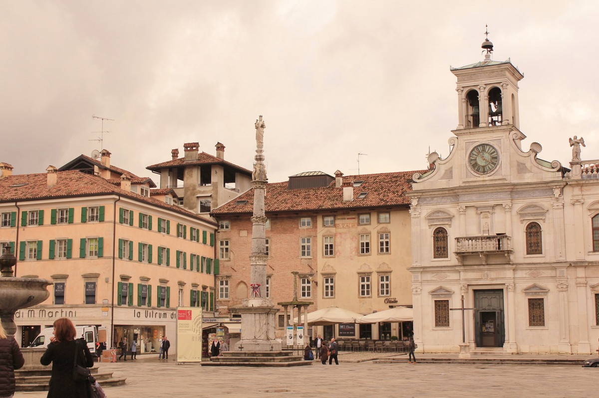Udine város főtere